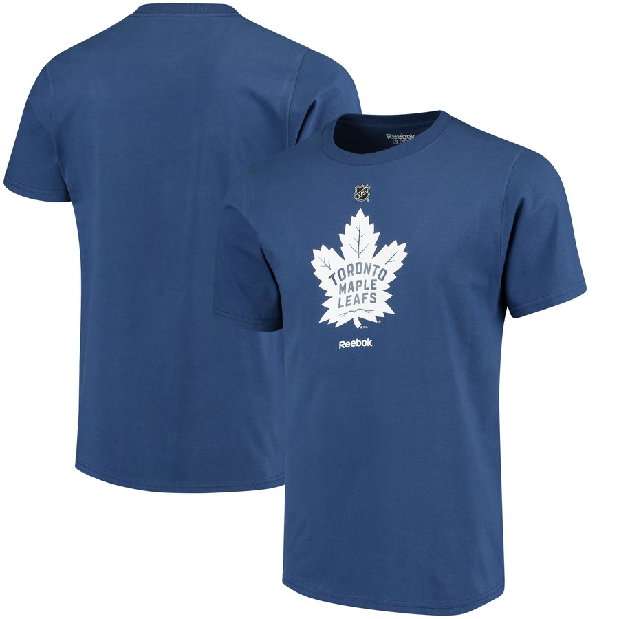 Toronto Maple Leafs Reebok Primary Logo T-Shirt Blue