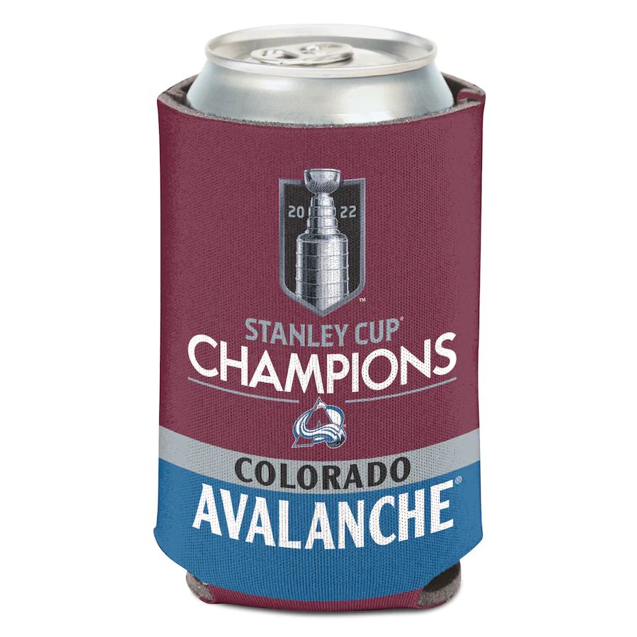 Colorado Avalanche WinCraft 2022 Stanley Cup Champions 12oz. Stripe Can Cooler