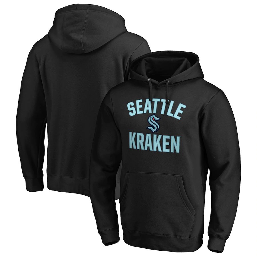 Seattle Kraken Victory Arch Pullover Hoodie Black