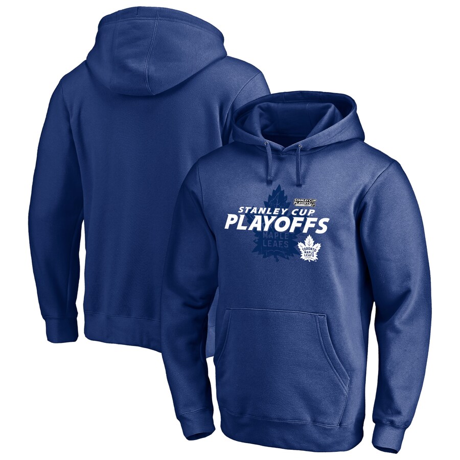 Toronto Maple Leafs 2021 Stanley Cup Playoffs Bound Turnover Pullover Hoodie - Royal