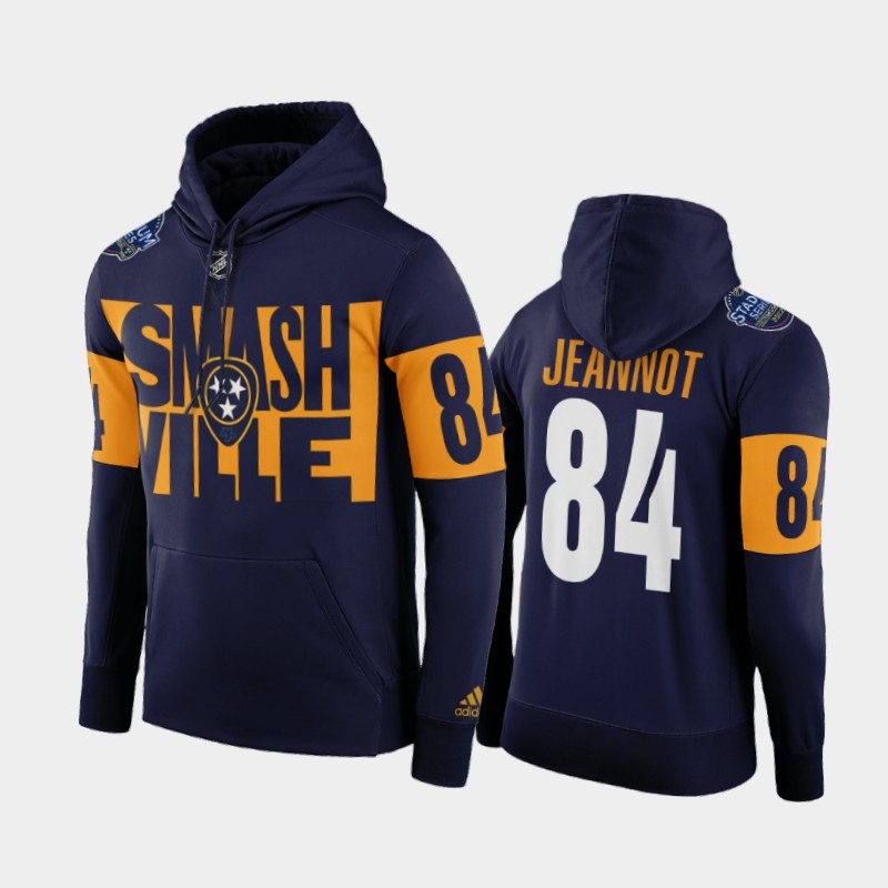 Adidas Predators #84 Tanner Jeannot 2022 Stadium Series NHL Hoodie - Smashville Navy