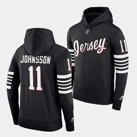 Adidas Devils #11 Andreas Johnsson 2021-22 Alternate NHL Hoodie - Black