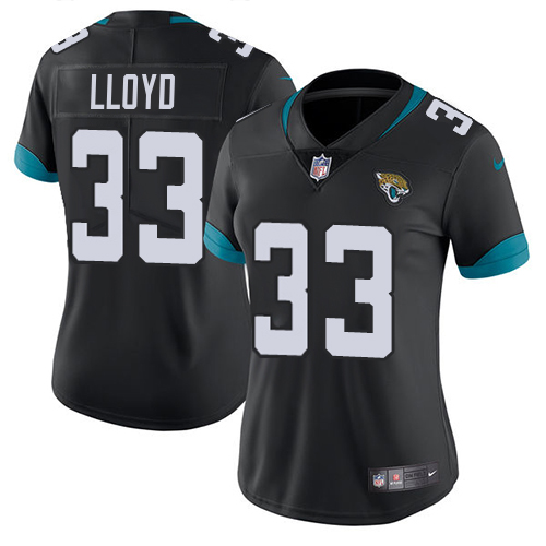 Nike Jaguars #33 Devin Lloyd Black Team Color Women's Stitched NFL Vapor Untouchable Limited Jersey