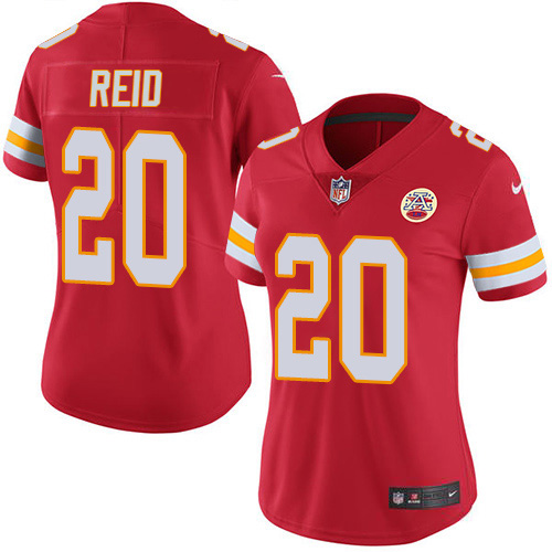 Nike Chiefs #20 Justin Reid Red Team Color Women's Stitched NFL Vapor Untouchable Limited Jersey