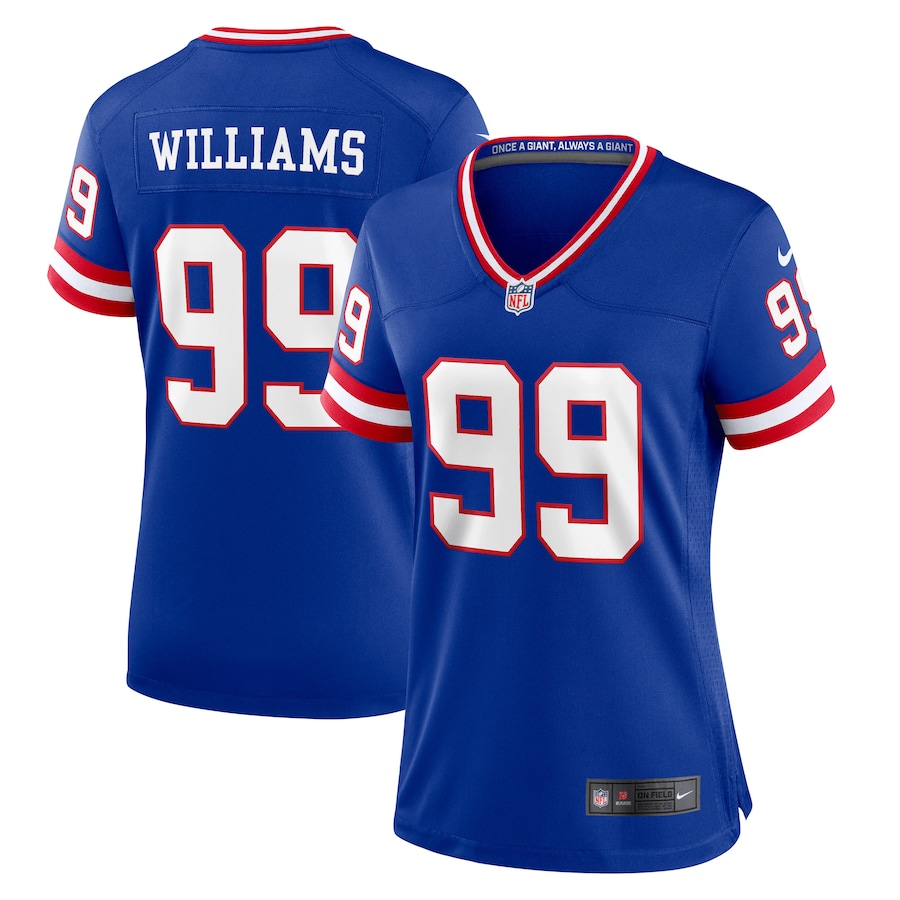 New York Giants #99 Leonard Williams Royal Women's Nike Classic Player Game Jersey