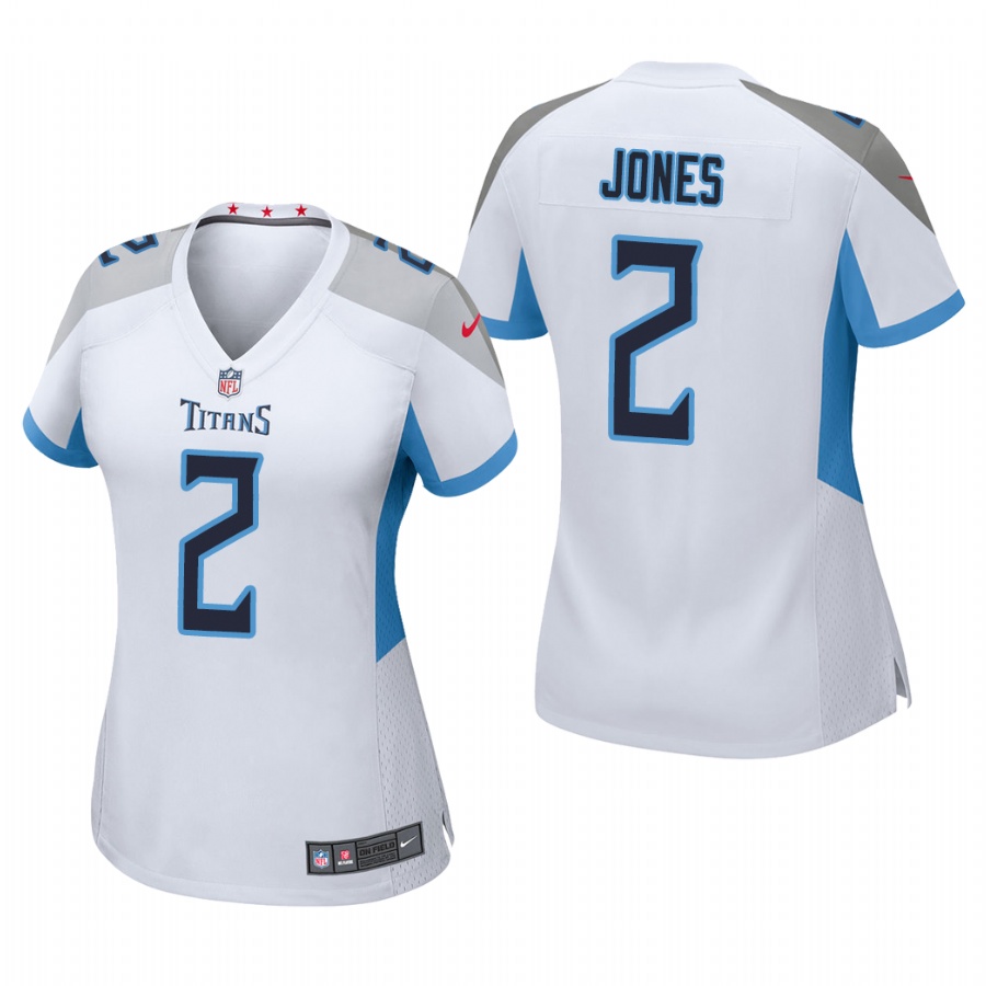 Tennessee Titans #2 Julio Jones Nike Women's Game NFL Jersey - White