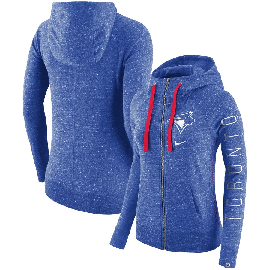 Toronto Blue Jays Nike Women's Vintage Full-Zip Hoodie Royal