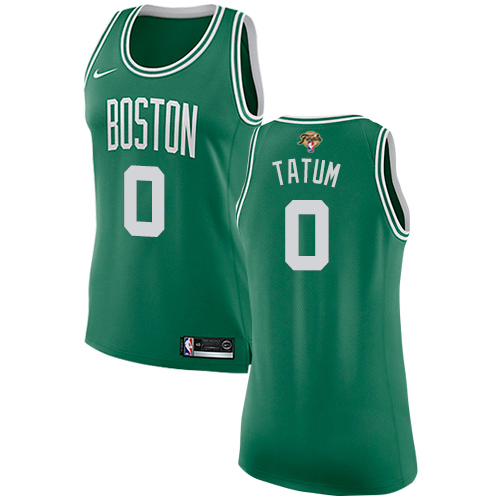 Nike Celtics #0 Jayson Tatum Women's 2022 NBA Finals Swingman Icon Edition Jersey