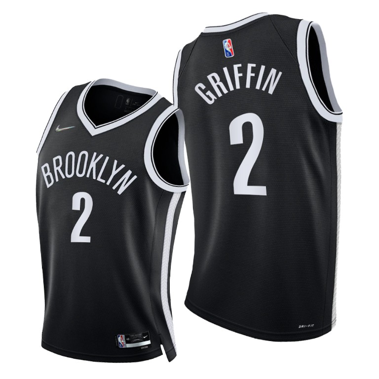 Nike Nets #2 Blake Griffin Women's 2021-22 75th Diamond Anniversary NBA Jersey Black