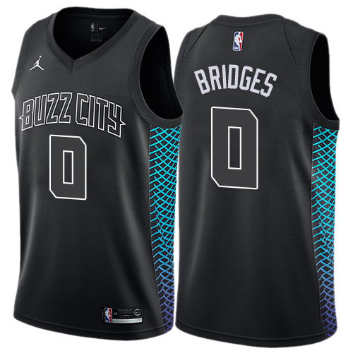 Nike Hornets #0 Miles Bridges Black Women's NBA Jordan Swingman City Edition Jersey