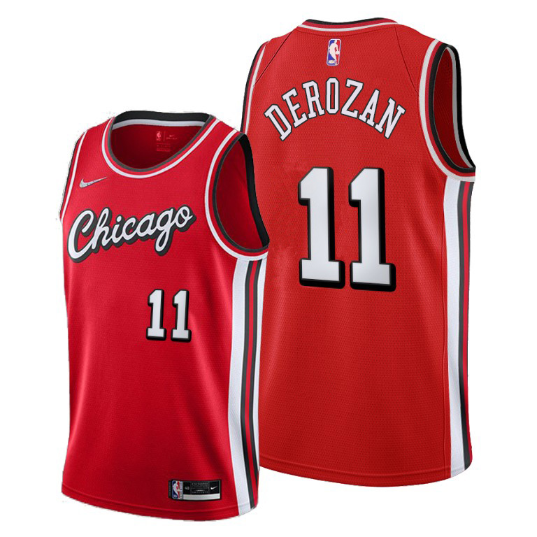 Chicago Bulls #11 Demar Derozan Women's 2021-22 City Edition Red NBA Jersey