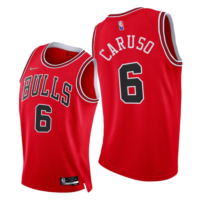 Nike Bulls #6 Alex Caruso Women's 2021-22 75th Diamond Anniversary NBA Jersey Red