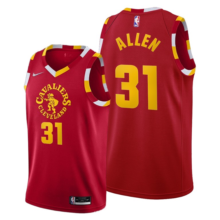 Cleveland Cavaliers #31 Jarrett Allen Women's 2021-22 City Edition Red NBA Jersey