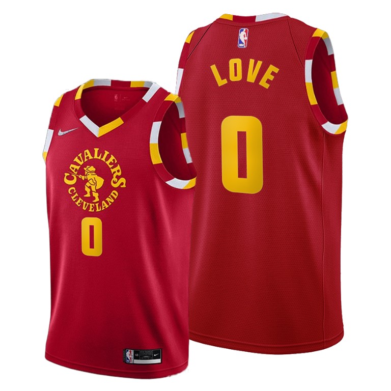 Cleveland Cavaliers #0 Kevin Love Women's 2021-22 City Edition Red NBA Jersey