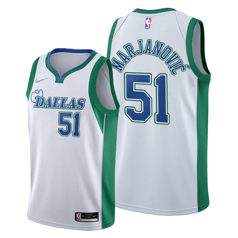 Dallas Mavericks #51 Boban Marjanovic Women's 2021-22 City Edition White NBA Jersey