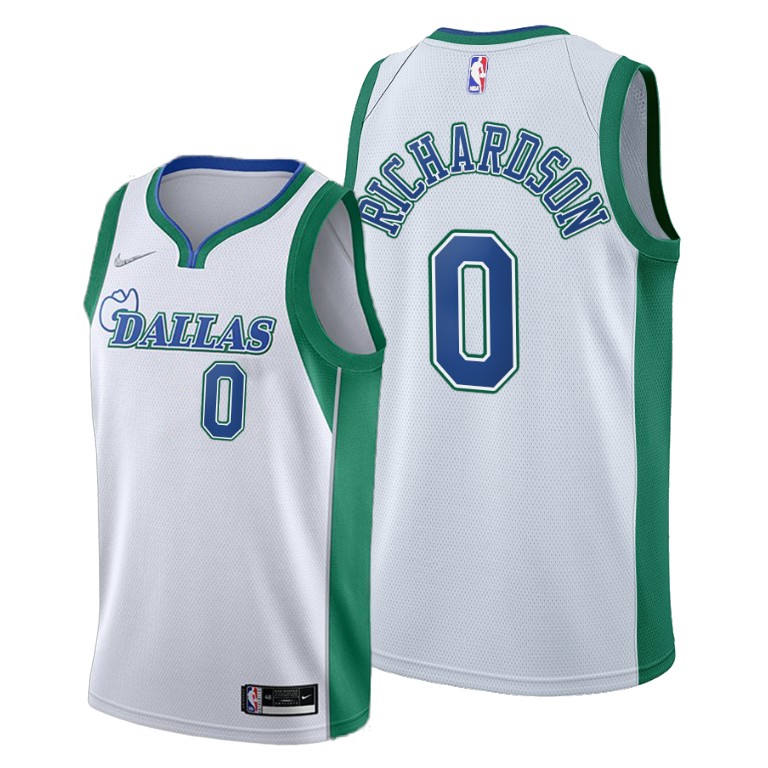 Dallas Mavericks #0 Josh Richardson Women's 2021-22 City Edition White NBA Jersey