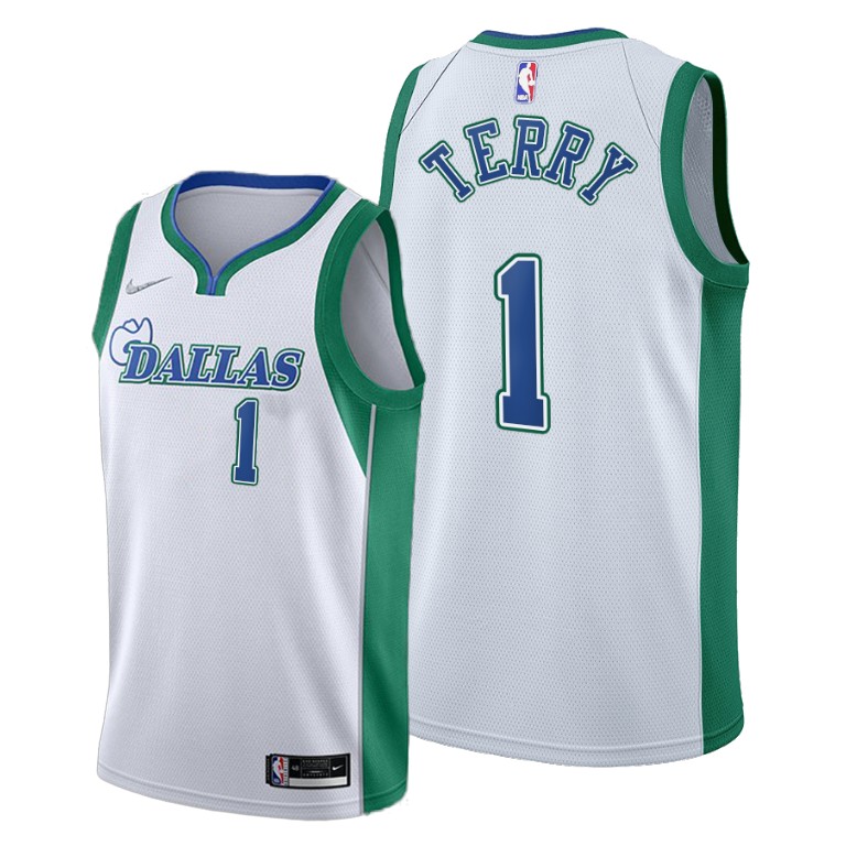 Dallas Mavericks #1 Tyrell Terry Women's 2021-22 City Edition White NBA Jersey