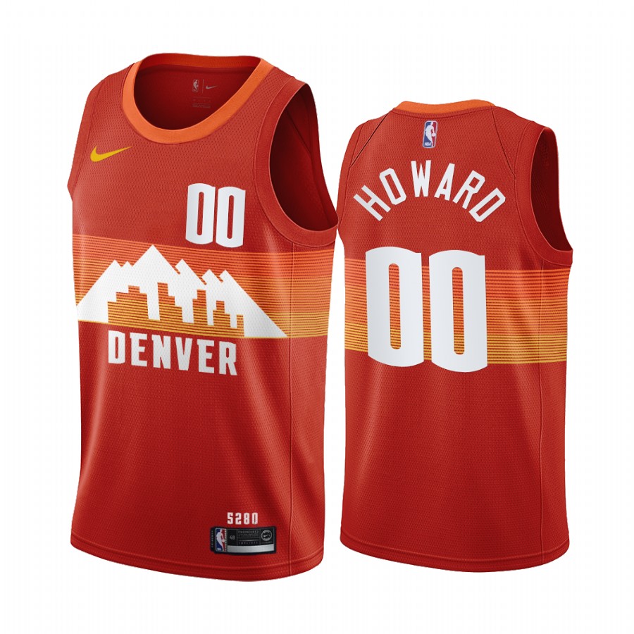 Nike Nuggets #00 Markus Howard Red Women's NBA Swingman 2020-21 City Edition Jersey