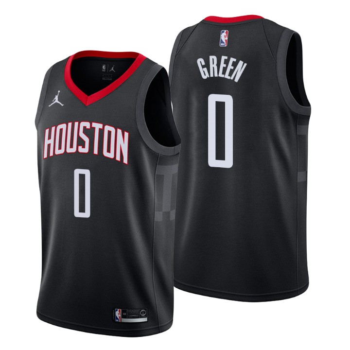 Houston Rockets #0 Jalen Green Women's Black NBA Swingman Statement Edition Jersey