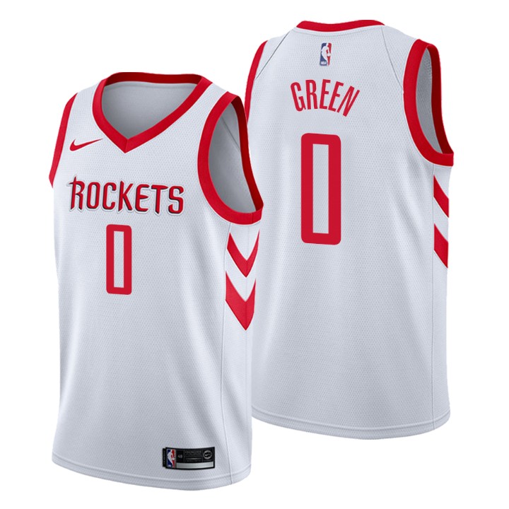 Nike Rockets #0 Jalen Green Women's White NBA Swingman Association Edition Jersey