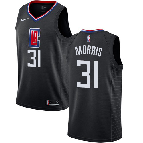 Nike Clippers #31 Marcus Morris Black Women's NBA Swingman Statement Edition Jersey