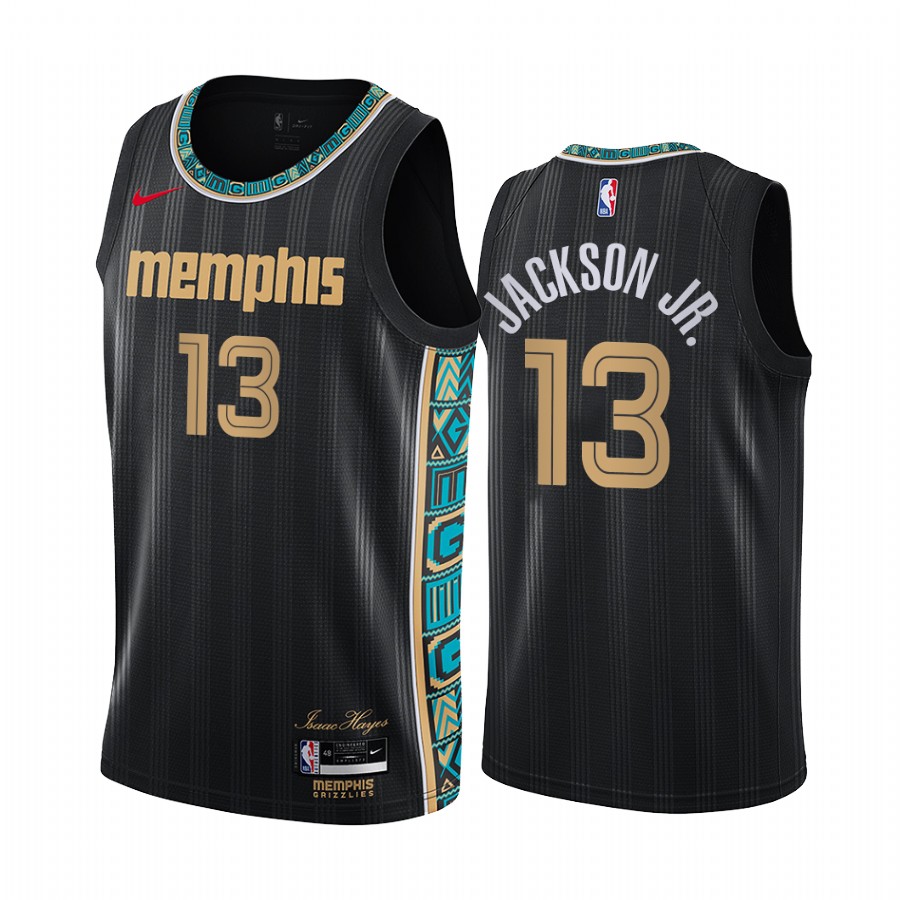 Nike Grizzlies #13 Jaren Jackson Jr. Black Women's NBA Swingman 2020-21 City Edition Jersey