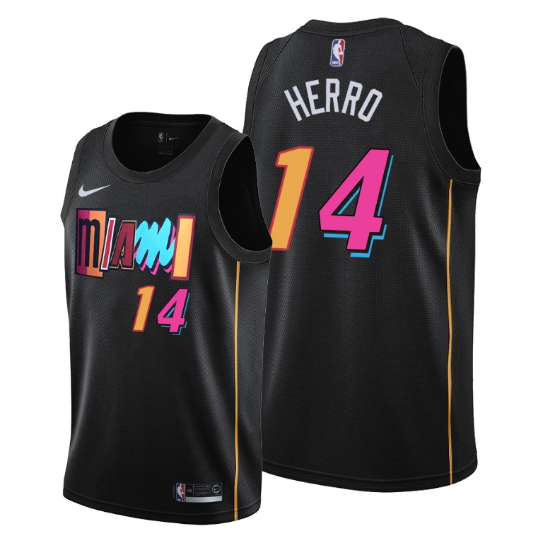 Miami Heat #14 Tyler Herro Women's 2021-22 City Edition Black NBA Jersey