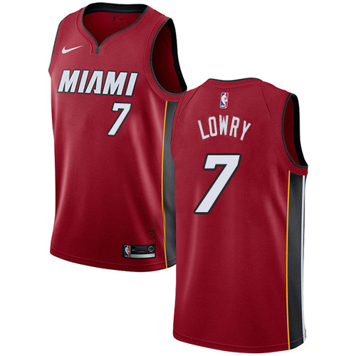 Nike Heat #7 Kyle Lowry Women's Red NBA Swingman Statement Edition Jersey