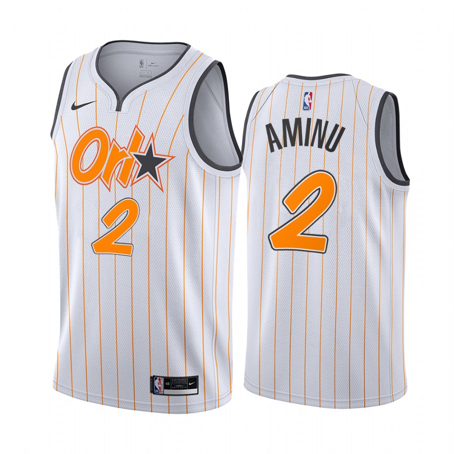 Nike Magic #2 Al-Farouq Aminu White Women's NBA Swingman 2020-21 City Edition Jersey