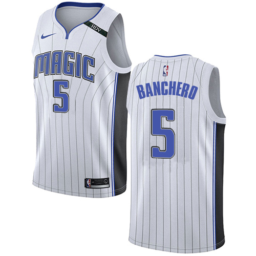 Nike Magic #5 Paolo Banchero White Women's NBA Swingman Association Edition Jersey