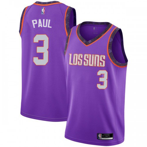 Nike Suns #3 Chris Paul Purple Women's NBA Swingman City Edition 2018/19 Jersey