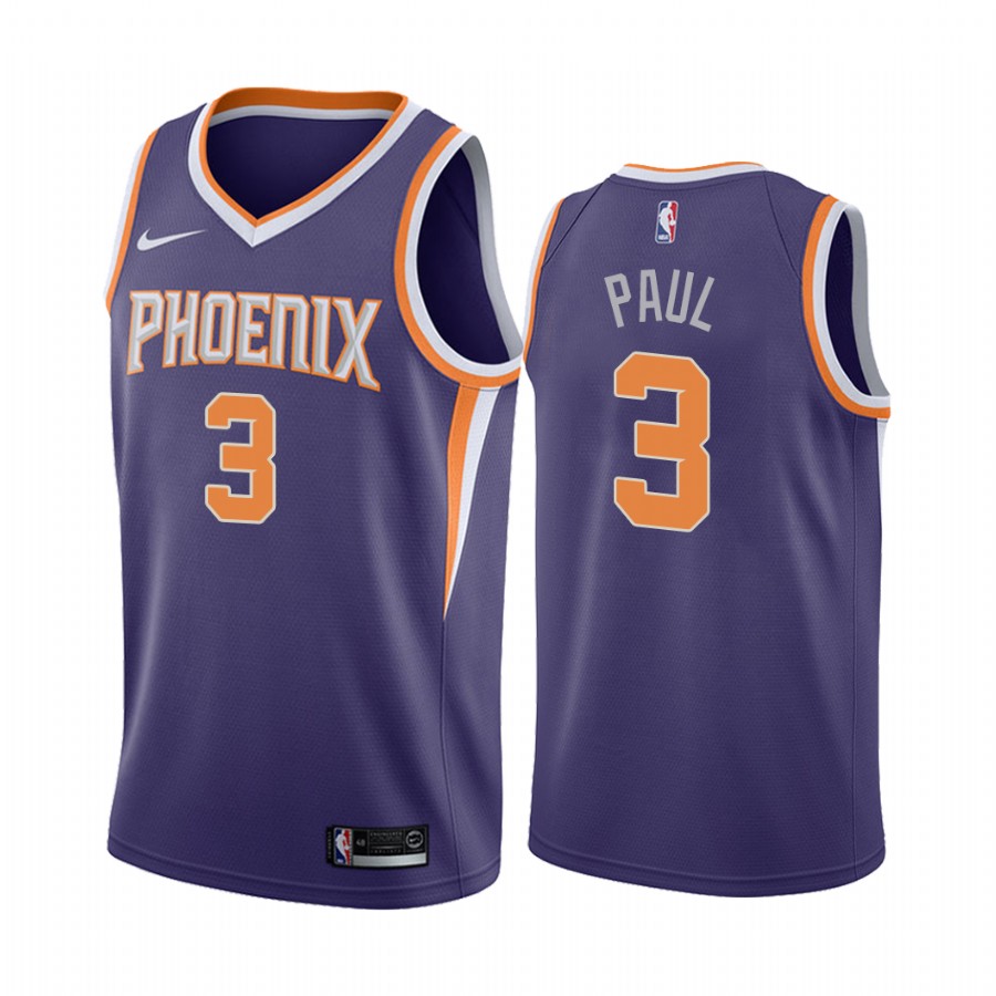 Nike Suns #3 Chris Paul Purple Women's NBA Swingman Icon Edition Jersey