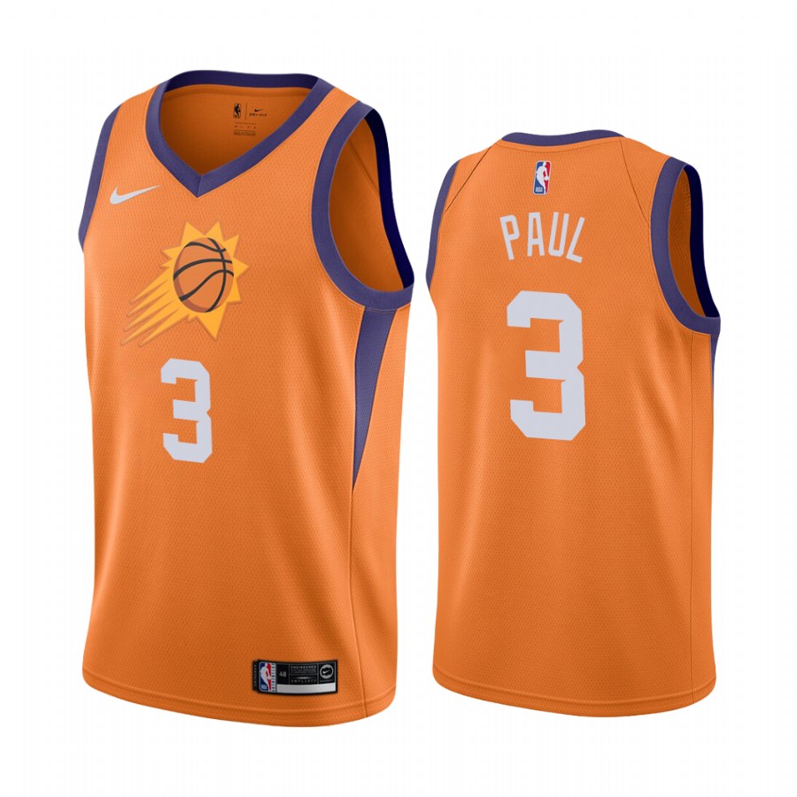 Nike Suns #3 Chris Paul Orange 2019-20 Statement Edition Women's NBA Jersey