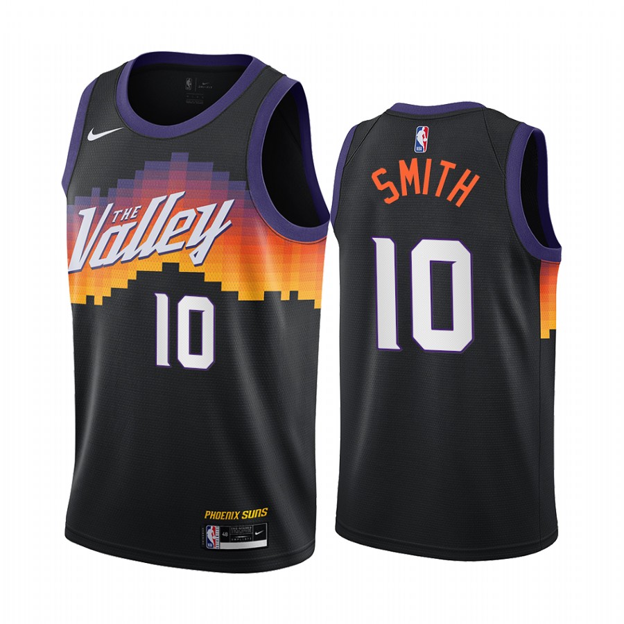 Nike Suns #10 Jalen Smith Black Women's NBA Swingman 2020-21 City Edition Jersey