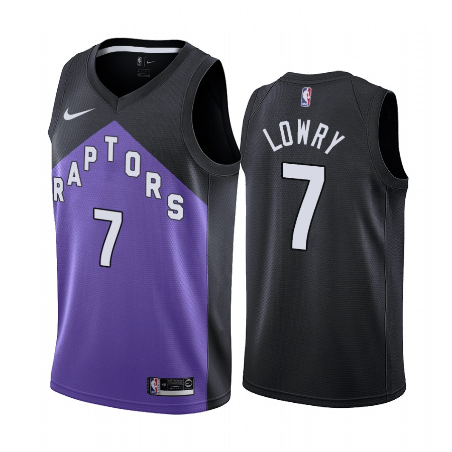 Toronto Raptors #7 Kyle Lowry Purple Women's NBA Swingman 2020-21 Earned Edition Jersey