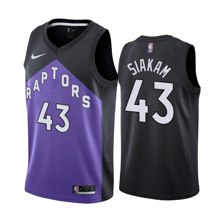 Toronto Raptors #43 Pascal Siakam Purple Women's NBA Swingman 2020-21 Earned Edition Jersey