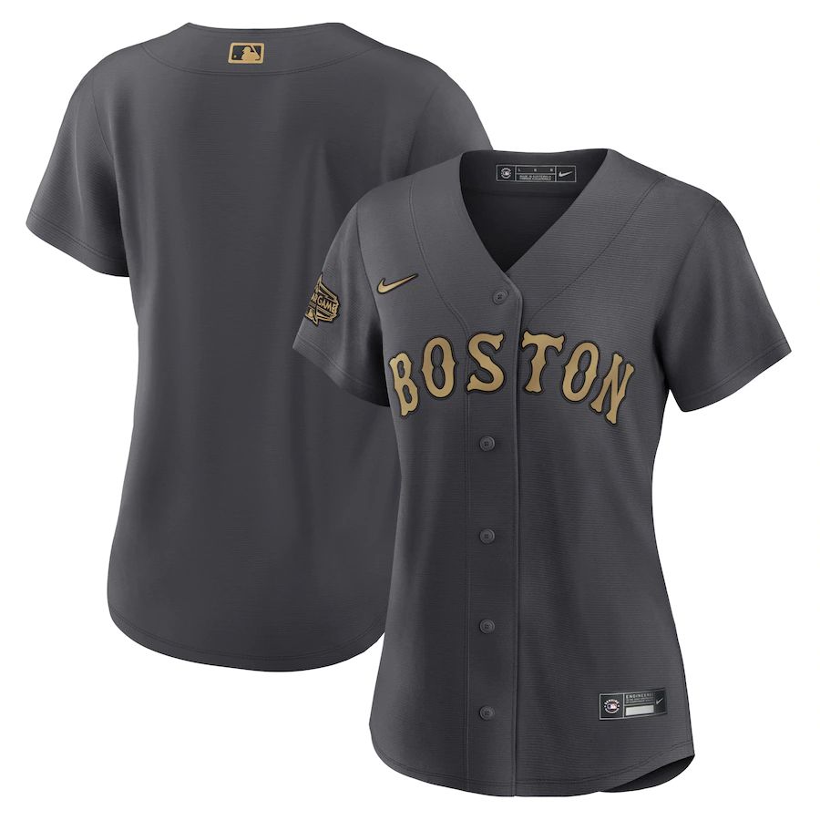 Boston Red Sox Blank Women's Nike Charcoal 2022 MLB All-Star Game Replica Jersey