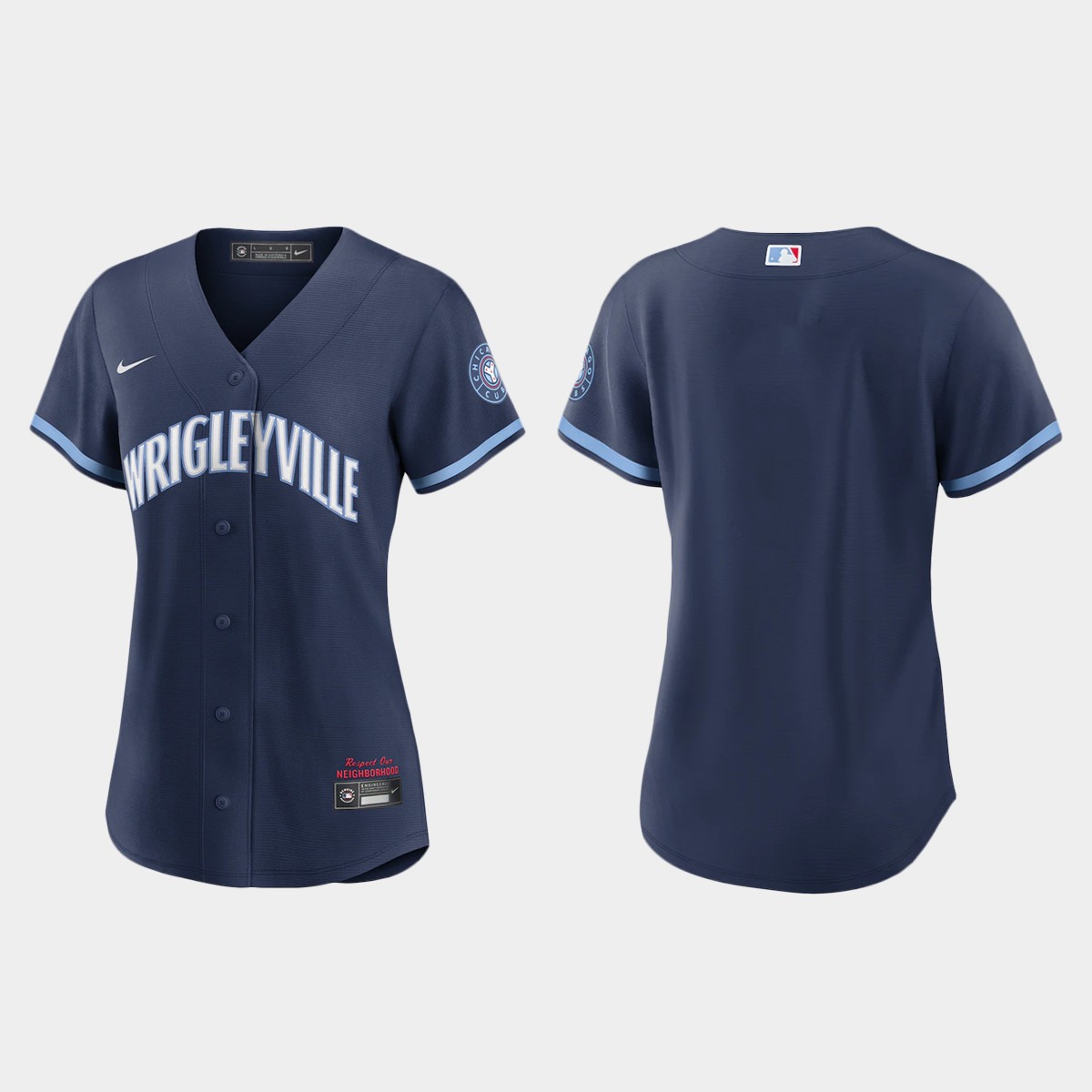 Chicago Cubs Women's Nike 2021 City Connect Navy MLB Jersey