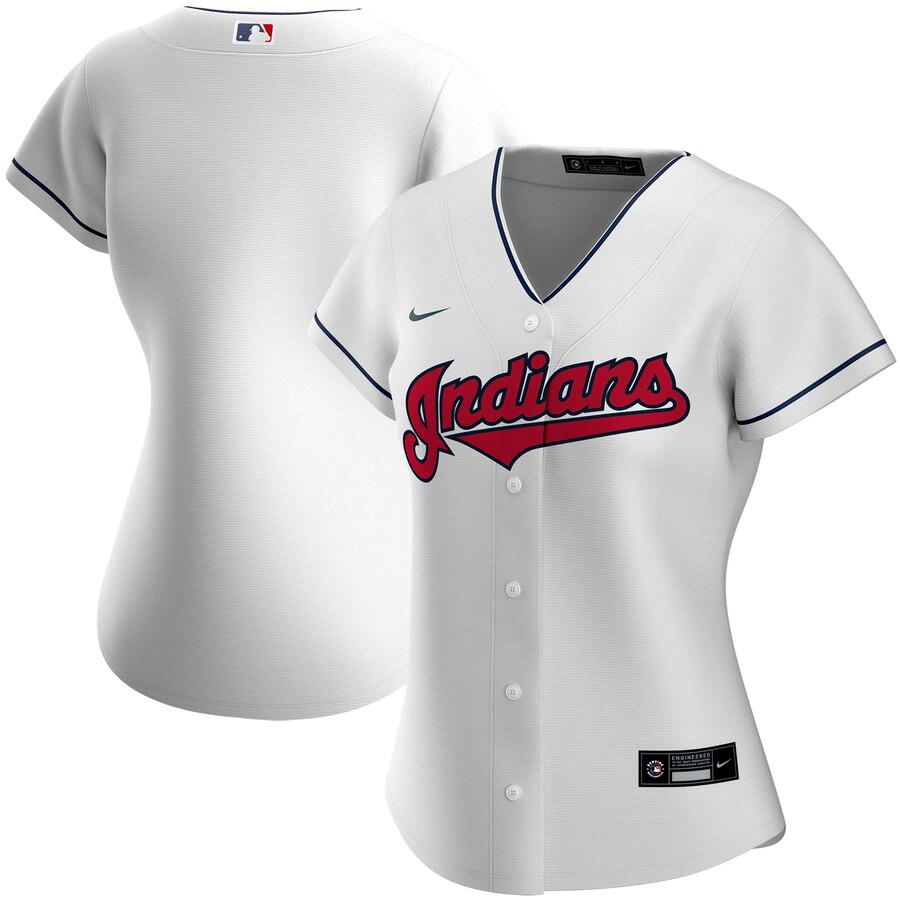 Cleveland Guardians Nike Women's Home 2020 MLB Team Jersey White