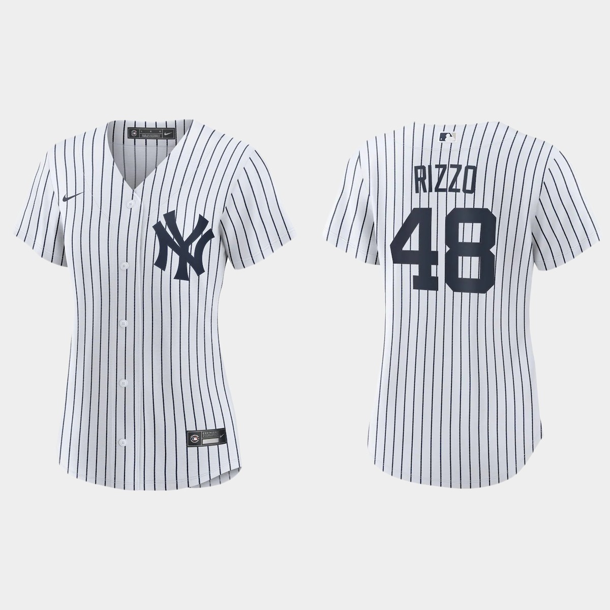 New York Yankees #48 Anthony Rizzo Women's Nike White Home Jersey