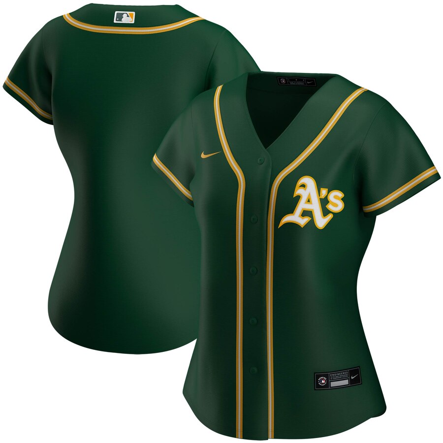 Oakland Athletics Nike Women's Alternate 2020 MLB Team Jersey Green