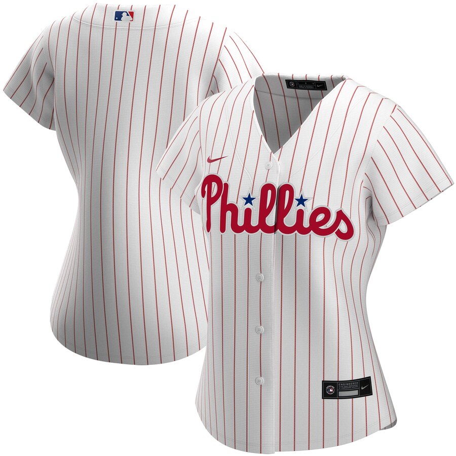 Philadelphia Phillies Nike Women's Home 2020 MLB Team Jersey White