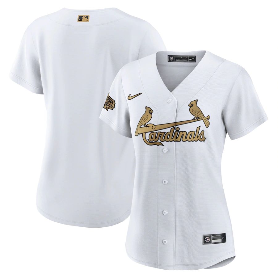 St. Louis Cardinals Blank Women's Nike White 2022 MLB All-Star Game Replica Jersey