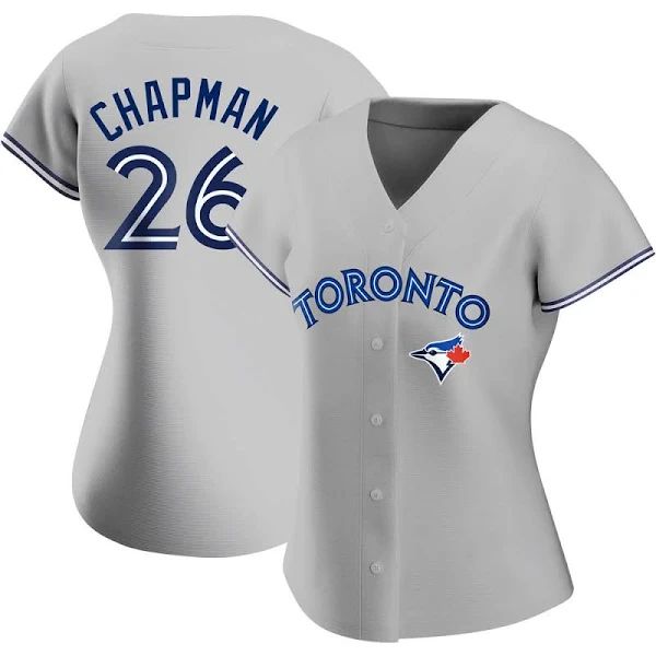 Toronto Blue Jays #26 Matt Chapman Women's Nike Gray Road 2020 Authentic Player MLB Jersey