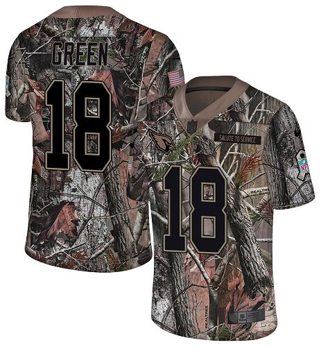 Nike Cardinals #18 A.J. Green Camo Youth Stitched NFL Limited Rush Realtree Jersey