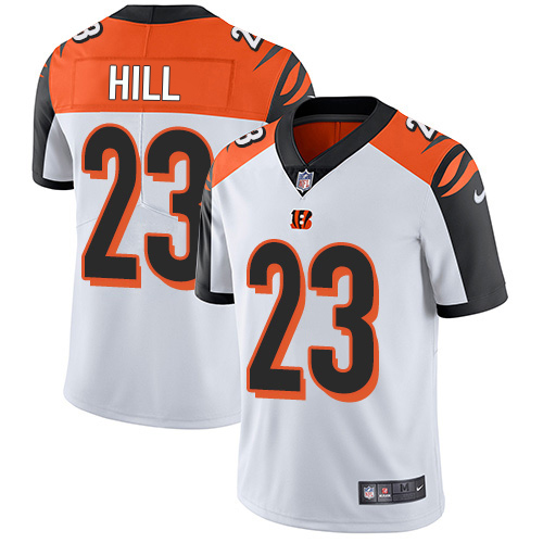 Nike Bengals #23 Daxton Hill White Youth Stitched NFL Vapor Untouchable Limited Jersey