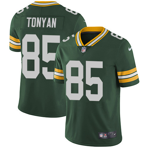 Nike Packers #85 Robert Tonyan Green Team Color Youth Stitched NFL Vapor Untouchable Limited Jersey