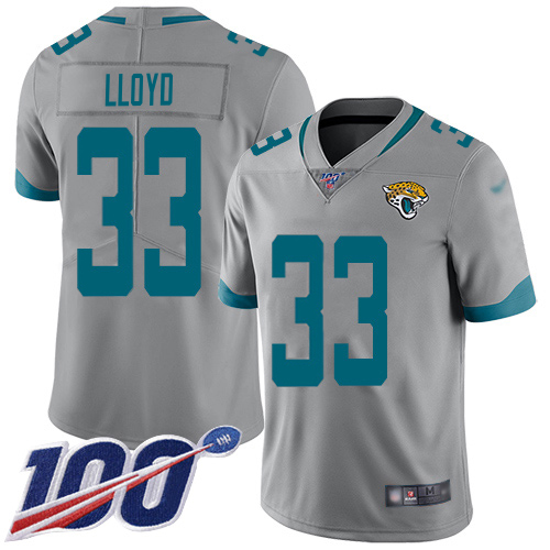 Nike Jaguars #33 Devin Lloyd Silver Youth Stitched NFL Limited Inverted Legend 100th Season Jersey