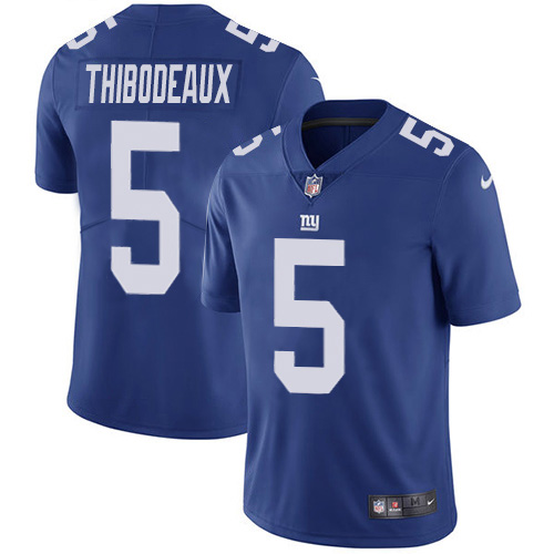 Nike Giants #5 Kayvon Thibodeaux Royal Blue Team Color Youth Stitched NFL Vapor Untouchable Limited Jersey