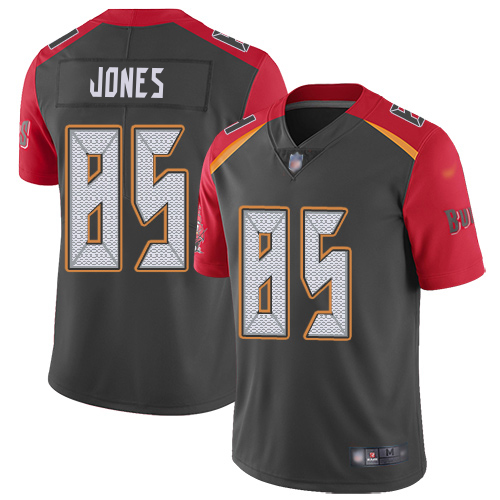 Nike Buccaneers #85 Julio Jones Gray Youth Stitched NFL Limited Inverted Legend Jersey